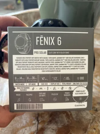 Używany Garmin Fenix 6 Pro Solar bike — zdjęcie 3 z 13