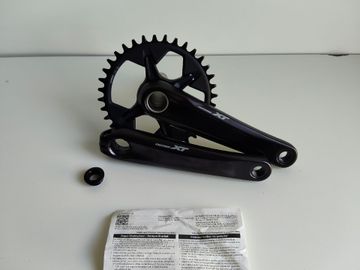Shimano BIELAS XT M8100 2025 Drivetrain & Pedals usato