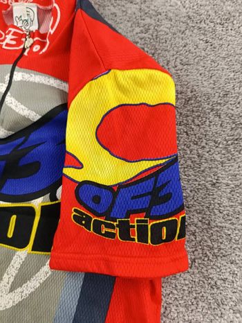 Used OF3 maillot velo homme taille l -33 6679 cyclisme route respirant Flamme bike — image 2 of 6