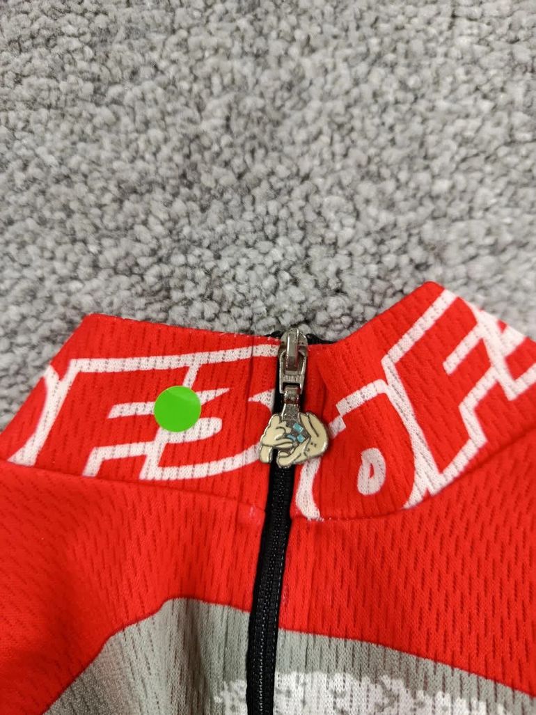 Used OF3 maillot velo homme taille l -33 6679 cyclisme route respirant Flamme bike — image 4 of 6