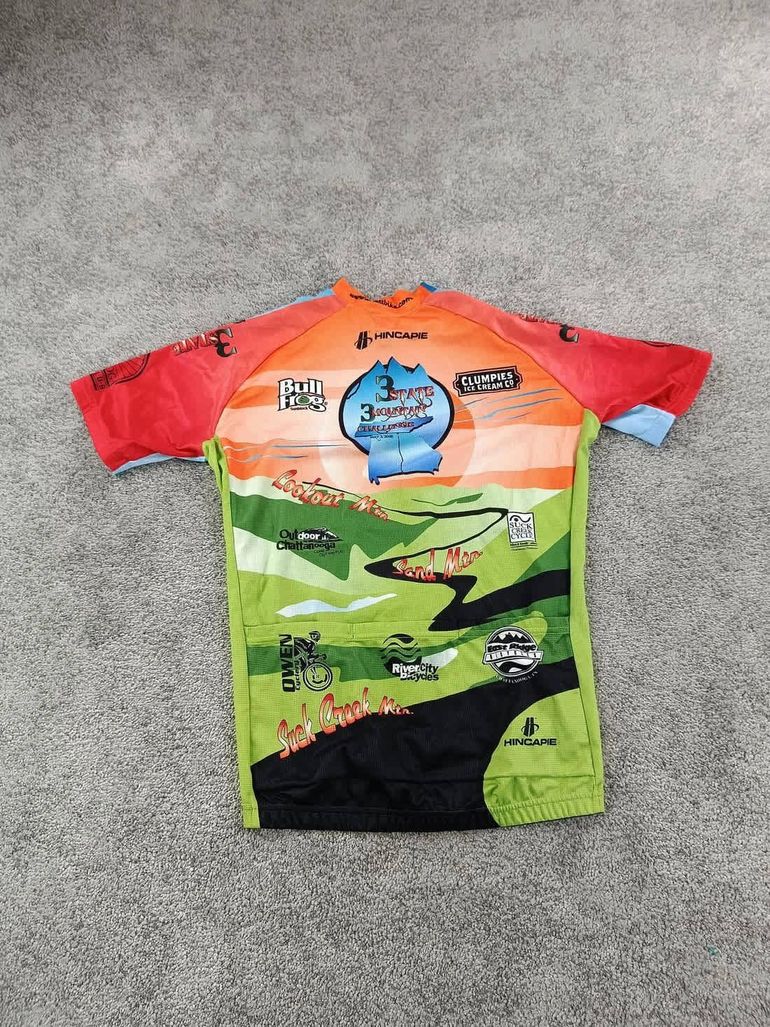 Używany Hincapie maillot velo homme taille m -32 6725 cyclisme route respirant bike — zdjęcie 3 z 4