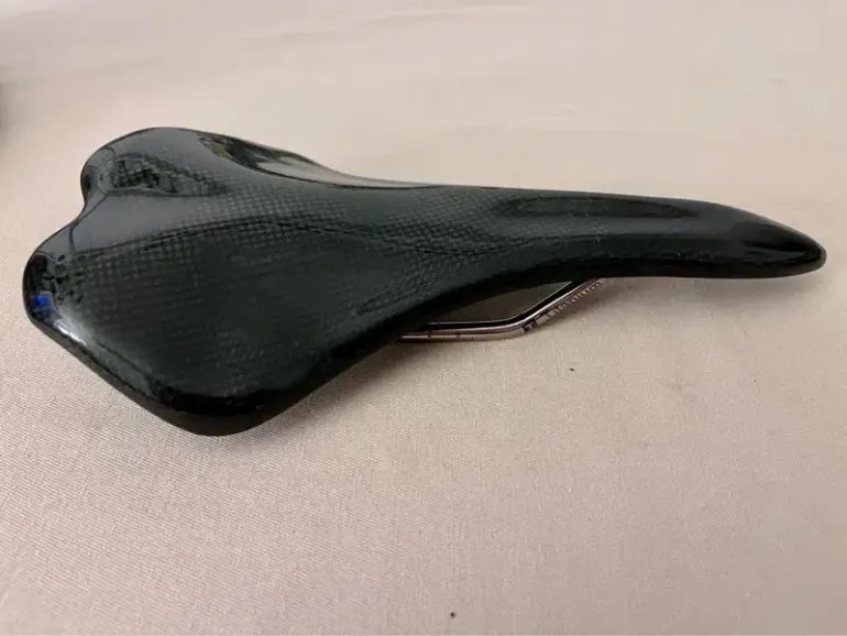 Used vintage Selle carbone rails titane bike — image 3 of 3