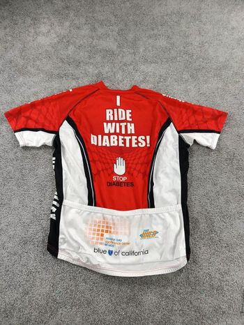 Używany primal maillot velo homme taille M-33 6748 cyclisme route respirant Diabete bike — zdjęcie 5 z 7