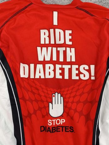 Używany primal maillot velo homme taille M-33 6748 cyclisme route respirant Diabete bike — zdjęcie 6 z 7