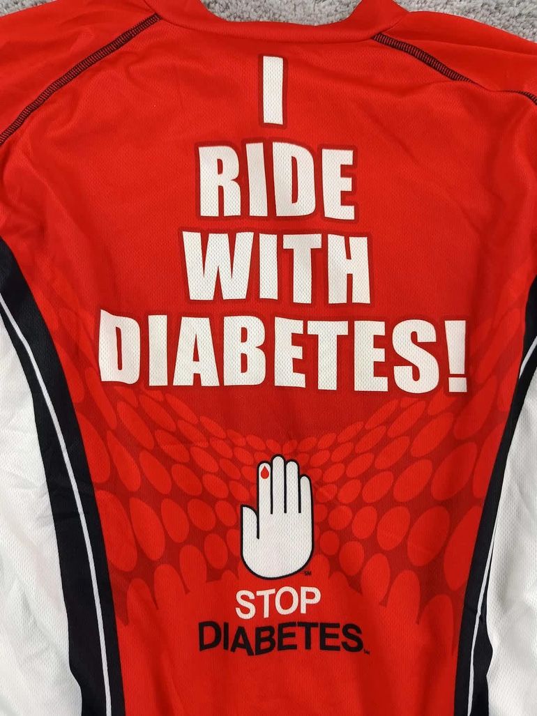 Używany primal maillot velo homme taille M-33 6748 cyclisme route respirant Diabete bike — zdjęcie 6 z 7
