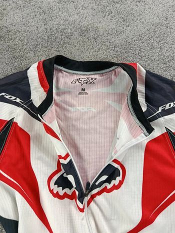 Używany Fox maillot velo homme taille m -23 6128 cyclisme route respirant vtt enduro bike — zdjęcie 3 z 7