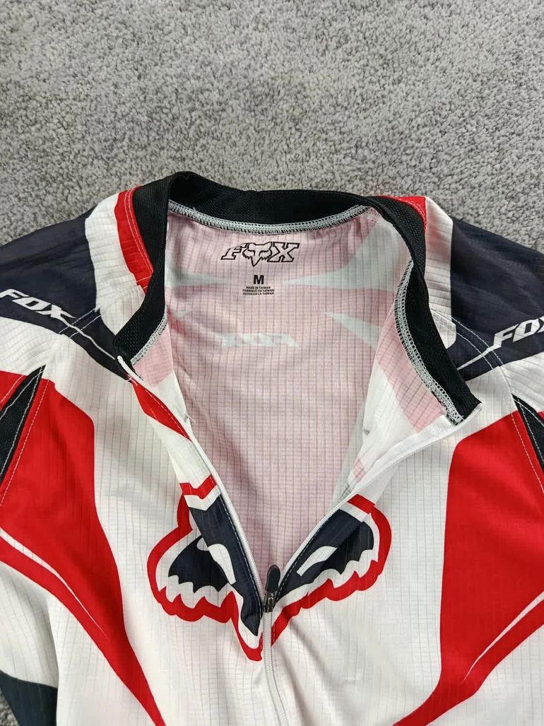 Używany Fox maillot velo homme taille m -23 6128 cyclisme route respirant vtt enduro bike — zdjęcie 3 z 7
