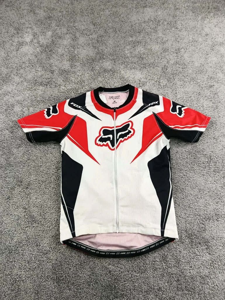 Używany Fox maillot velo homme taille m -23 6128 cyclisme route respirant vtt enduro bike — zdjęcie 1 z 7
