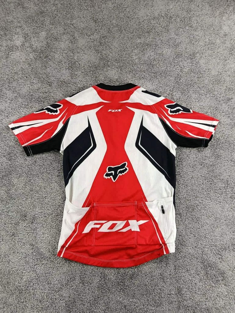 Używany Fox maillot velo homme taille m -23 6128 cyclisme route respirant vtt enduro bike — zdjęcie 6 z 7