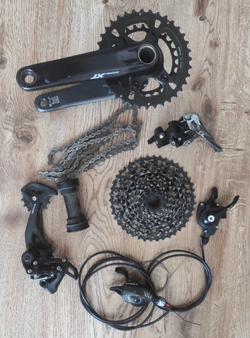 Käytetty Sram 2x11 MTB Drivetrain Set 2019 Groupset