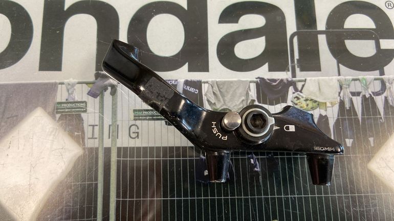 Used Cannondale Lefty StopLock Brake Adapter 160mm bike — image 1 of 2