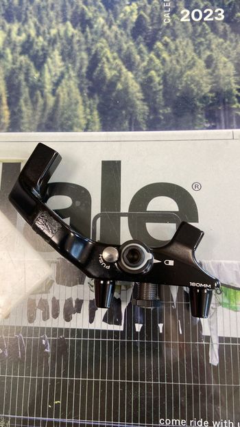 Used Cannondale Lefty StopLock Brake Adapter 180mm bike — image 2 of 2