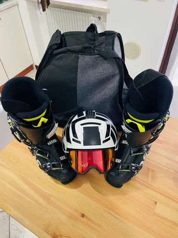 Used Rossignol Boot + Helmet + Goggles + Bag 2021 Skiing & Skitouring