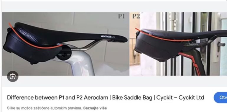 Używany Cyckit Aeroclam P2 Medium Saddle Bag bike — zdjęcie 3 z 8