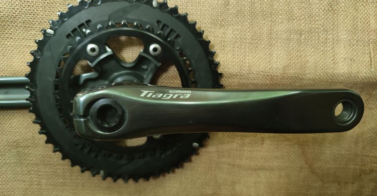 Używany Shimano Tiagra FC-4700 52/36 Double Chainring 175mm bike — zdjęcie 4 z 8
