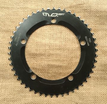 Gebrauchtes Pinarello Most Track Pista 50t 144 BCD 1/8 Chainring Drivetrain & Pedals