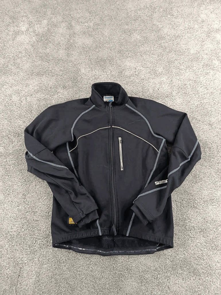 Used Shimano veste velo hiver homme taille M - 62 5220 - softshell bike — image 1 of 6