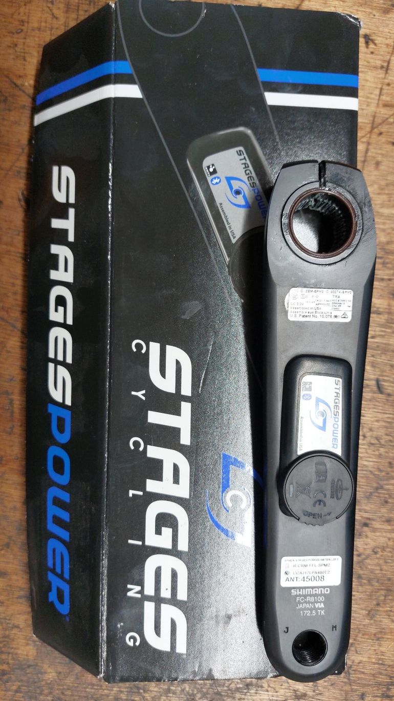 Used Shimano Ultegra 8100 Left Crank Arm with Stage Power Meter 172.5mm 2024 bike — image 1 of 2
