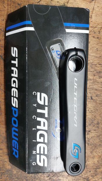 Used Shimano Ultegra 8100 Left Crank Arm with Stage Power Meter 172.5mm 2024 bike — image 2 of 2