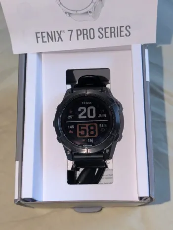 Używany Garmin Fenix 7 Pro Sapphire Solar bike — zdjęcie 2 z 6
