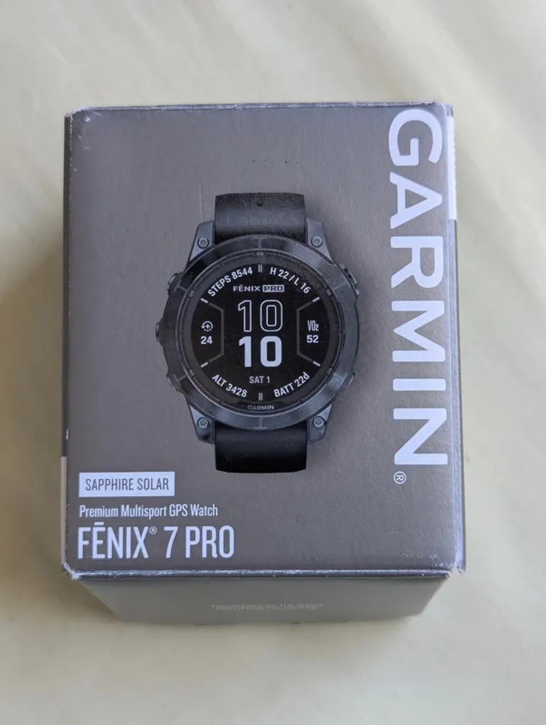 Używany Garmin Fenix 7 Pro Sapphire Solar bike — zdjęcie 1 z 6