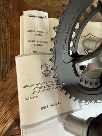 Używany Campagnolo Chorus 50-34 Crankset Carbon 172.5 mm 12s 2025 bike — zdjęcie 3 z 6