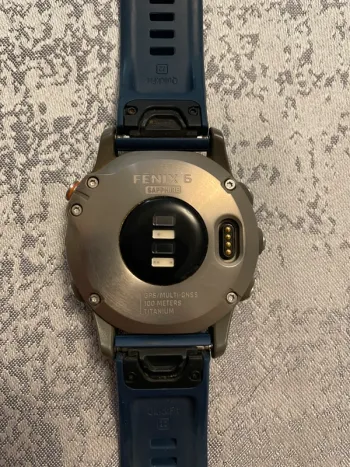 Used Garmin Fēnix 6 Sapphire Titanium bike — image 3 of 4