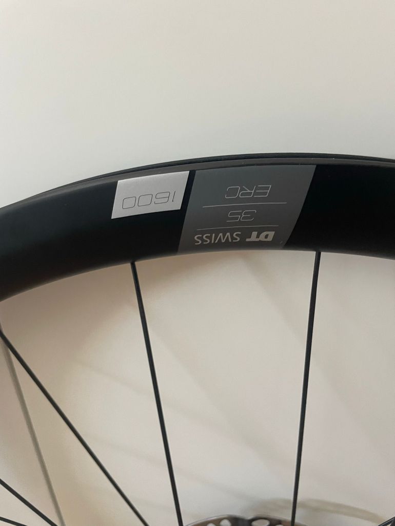 Used Dt Swiss ERC 1600 35mm Carbon Wheelset 2025 bike — image 3 of 8