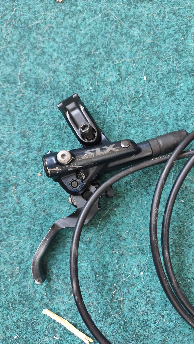Used Shimano SLX M7100-M7120 and Deore M6100-M6120 Brakeset + 203mm Rotors bike — image 4 of 9
