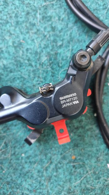 Used Shimano SLX M7100-M7120 and Deore M6100-M6120 Brakeset + 203mm Rotors bike — image 2 of 9
