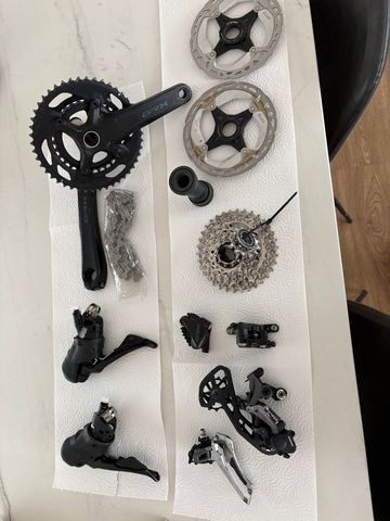 Brugt Shimano GRX RX810 2x11 2024 Groupset