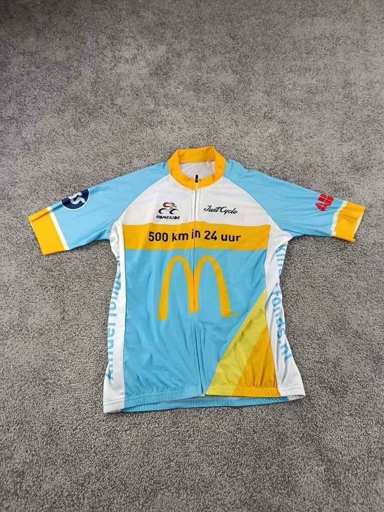 Używany sans maillot velo homme taille l -32 7932 cyclisme route respirant Mc Donalds, marque: McDonald's, état: Bon état, taille: L, 15, 00 € bike — zdjęcie 1 z 6