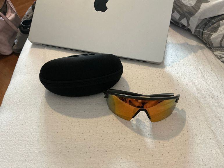 Used Oakley Spherea Gold Sunglasses bike — image 1 of 7