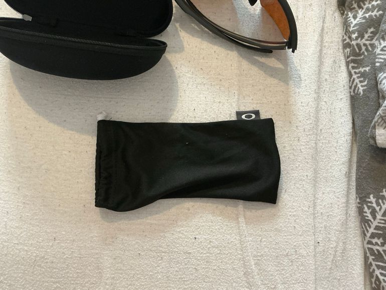 Used Oakley Spherea Gold Sunglasses bike — image 6 of 7