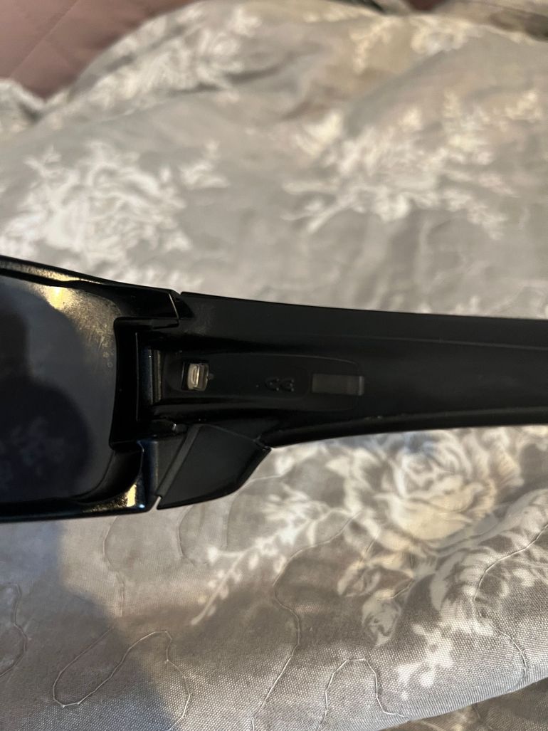 Używany Oakley Bat Wolf Black Cycling Sunglasses bike — zdjęcie 6 z 7