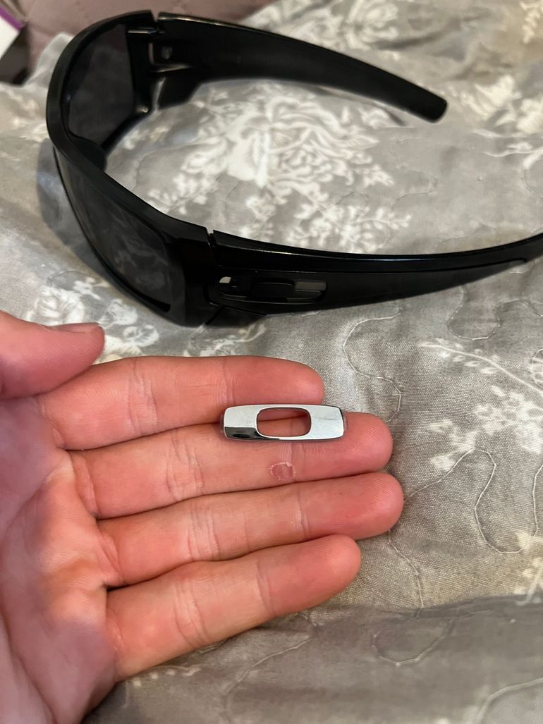 Używany Oakley Bat Wolf Black Cycling Sunglasses bike — zdjęcie 7 z 7