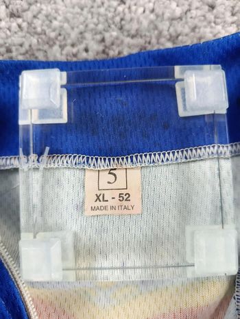 Used Biemme maillot velo homme taille xl -24 6238 cyclisme route respirant batik del monte gewiss bike — image 6 of 9