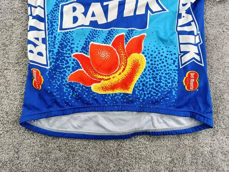 Used Biemme maillot velo homme taille xl -24 6238 cyclisme route respirant batik del monte gewiss bike — image 2 of 9