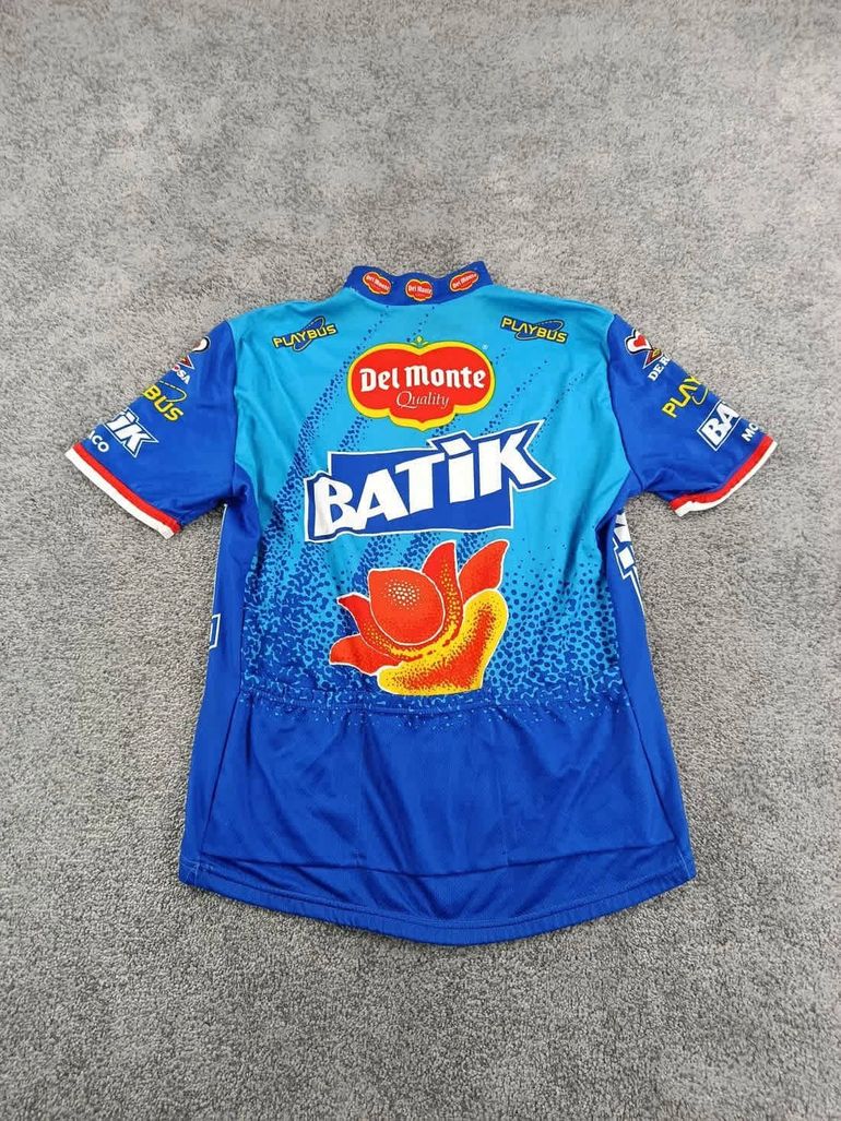 Used Biemme maillot velo homme taille xl -24 6238 cyclisme route respirant batik del monte gewiss bike — image 8 of 9