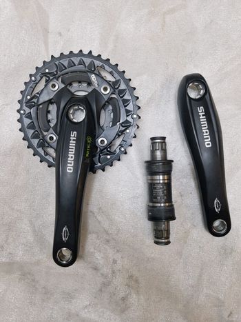 Used Shimano FC M522 Crank bike