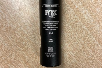 Używany Fox TRANSFER Sl Kashima Factory bike — zdjęcie 4 z 6