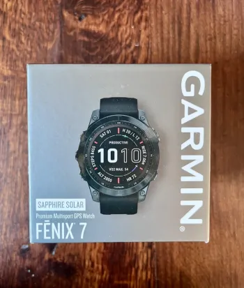 Używany Garmin Fenix 7 Sapphire Solar bike