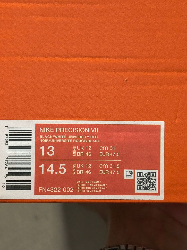 Nike Precision VII Black/Red bike de segunda mano — imagen 8 de 8