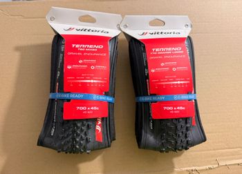 Used Vittoria Terreno T60 + T70 Tires 2026 bike