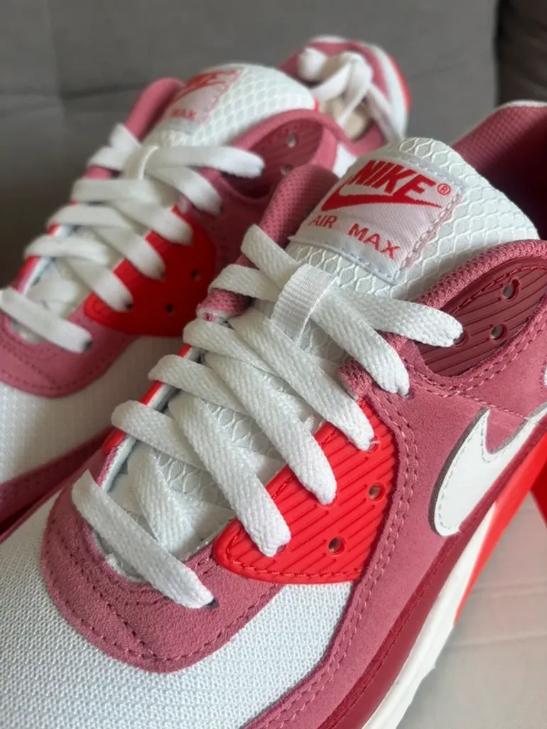 Gebrauchtes White Air Max 90 Peony bike — Bild 2 von 8