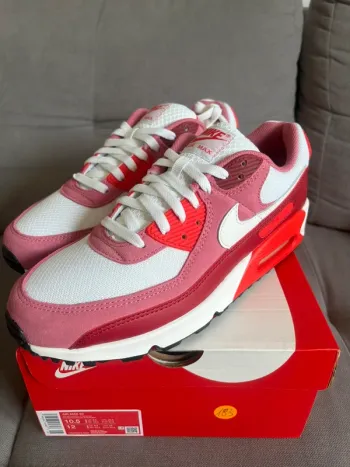 Gebrauchtes White Air Max 90 Peony bike