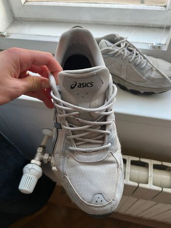 Used Asics silver running shoes bike — image 2 of 6