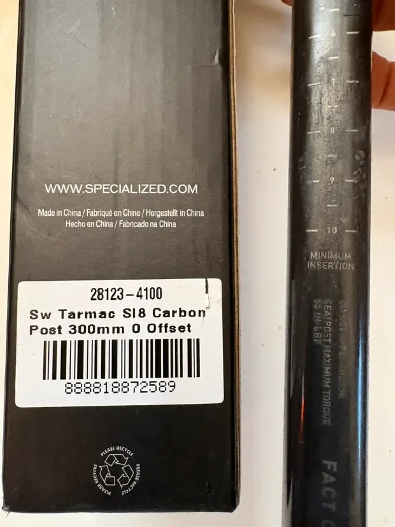 Použité Specialized S-Works Tarmac SL8 Zero offset Seatpost 2026 bike — obrázek 3 z 3