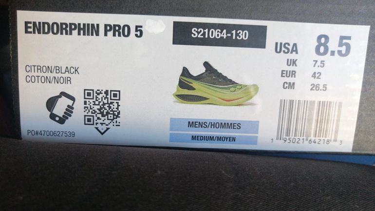 Used Saucony endorphin pro 5 bike — image 5 of 6