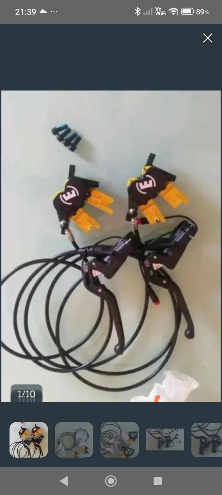 Używany Magura MT5 4-piston Brake Set bike — zdjęcie 1 z 11